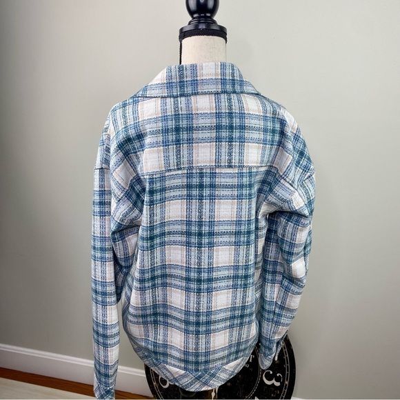Boston Traders Plaid flannel look Shacket jacket size M - Picture 4 of 11